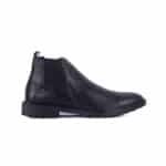 Zelt Classic Black Leather Chelsea Boot