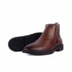 Zelt Classic Black Leather Chelsea Boot - Image 2