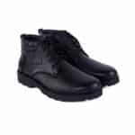 Monster Lace-Up Grained Boot Wolverine Sole - Image 5