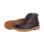Monster Lace-Up Grained Boot Wolverine Sole - Image 2