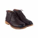 Monster Lace-Up Grained Boot Wolverine Sole - Image 5